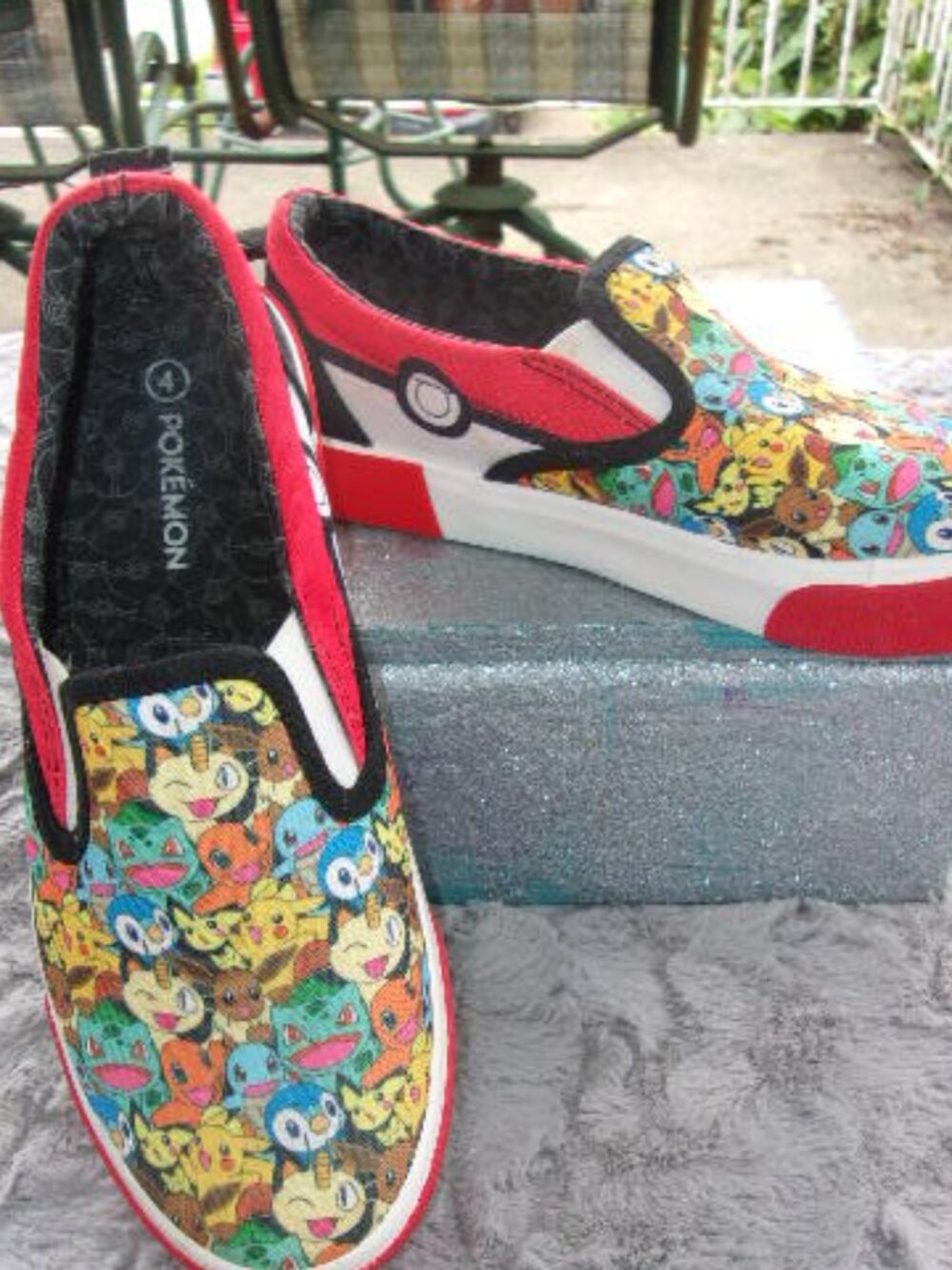 S-238 YOUTH GROUND UP POKEMON CANVAS SNEAKERS